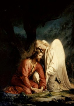 Carl Heinrich Bloch Painting - Christ in Gethsemane2 Carl Heinrich Bloch